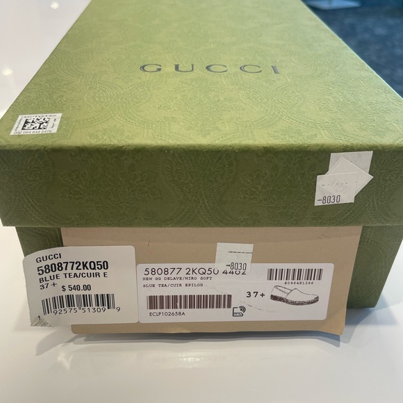 Gucci jacquard denim espadrilles - Picture 7 of 7